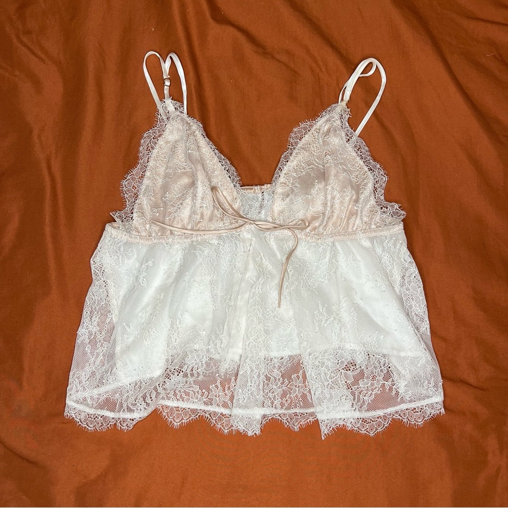 Silk lingerie top